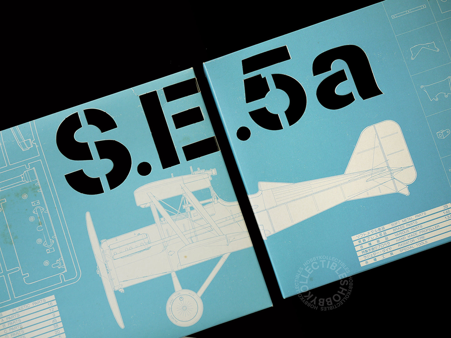 Hasegawa 1/8 Royal Aircraft Factory S.E.5a WWI Fighter Museum Wooden Model Kit
