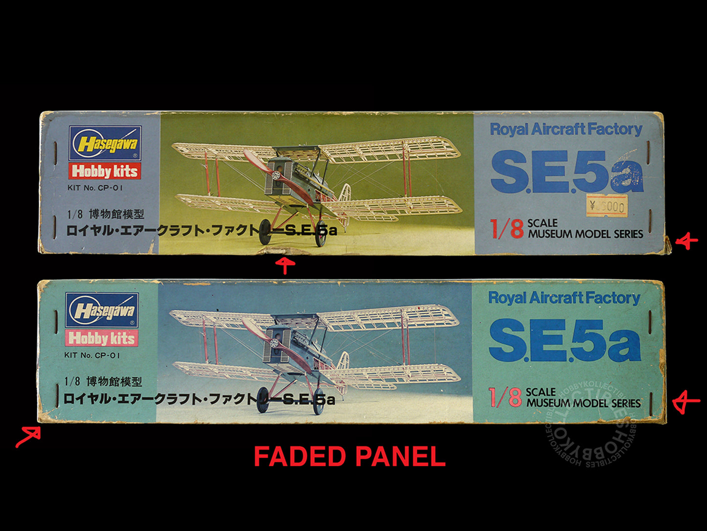Hasegawa 1/8 Royal Aircraft Factory S.E.5a WWI Fighter Museum Wooden Model Kit