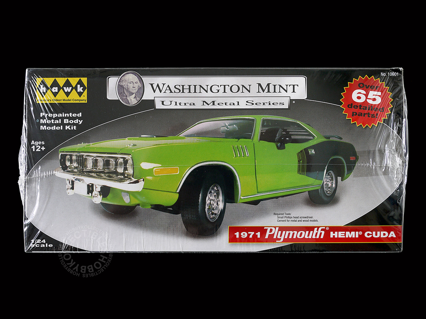 Hawk 1/24 Diecast 1971 Plymouth Hemi Cuda Washington Mint Ultra Metal Series Factory Sealed