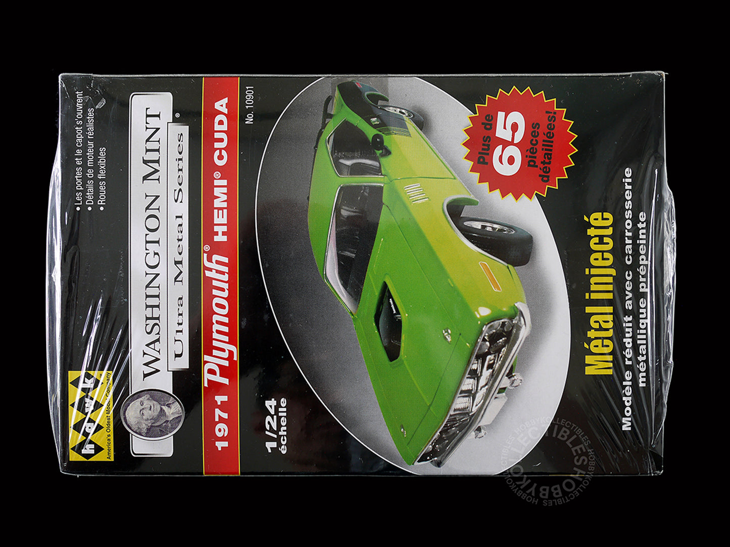 Hawk 1/24 Diecast 1971 Plymouth Hemi Cuda Washington Mint Ultra Metal Series Factory Sealed