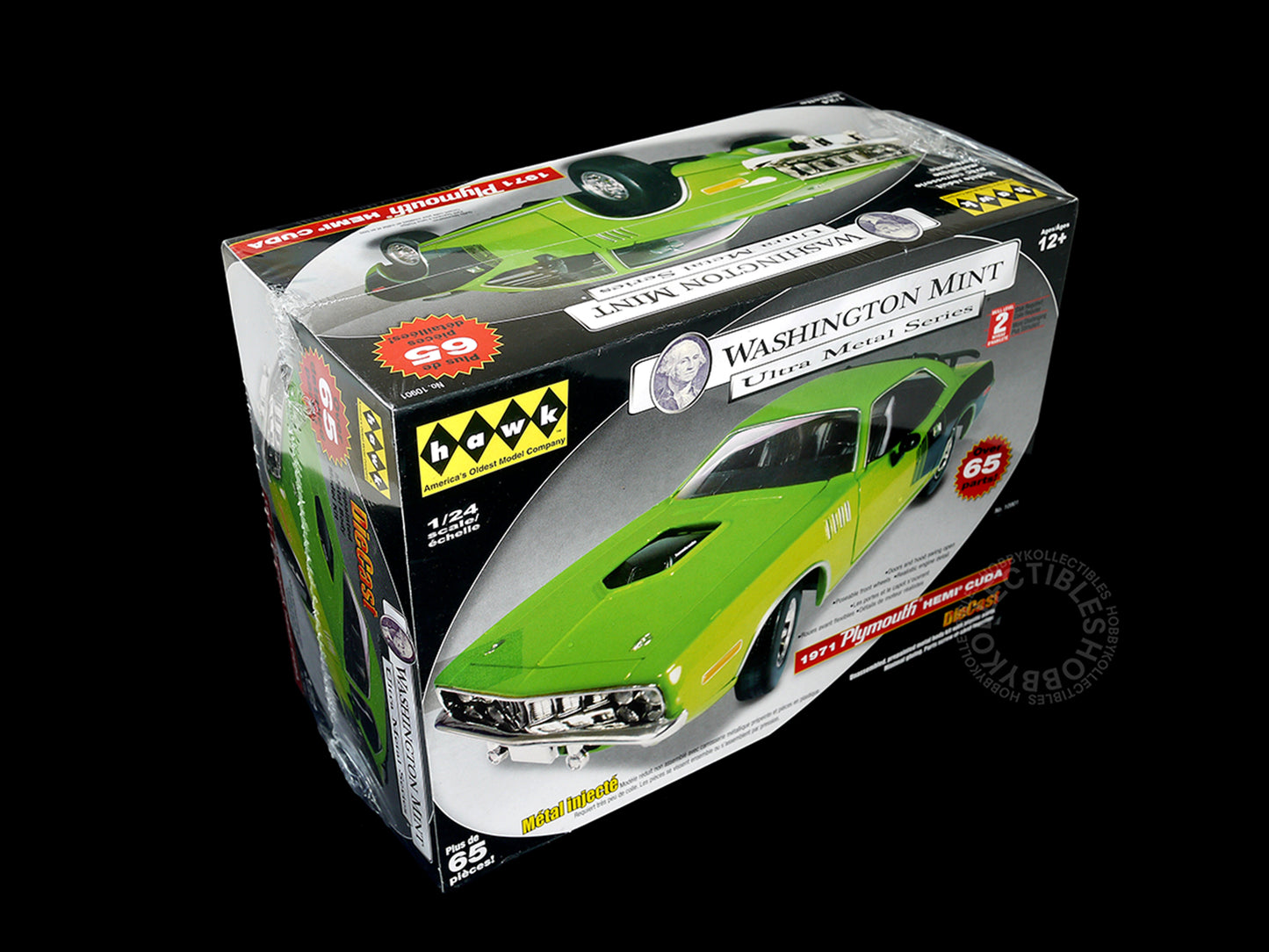 Hawk 1/24 Diecast 1971 Plymouth Hemi Cuda Washington Mint Ultra Metal Series Factory Sealed