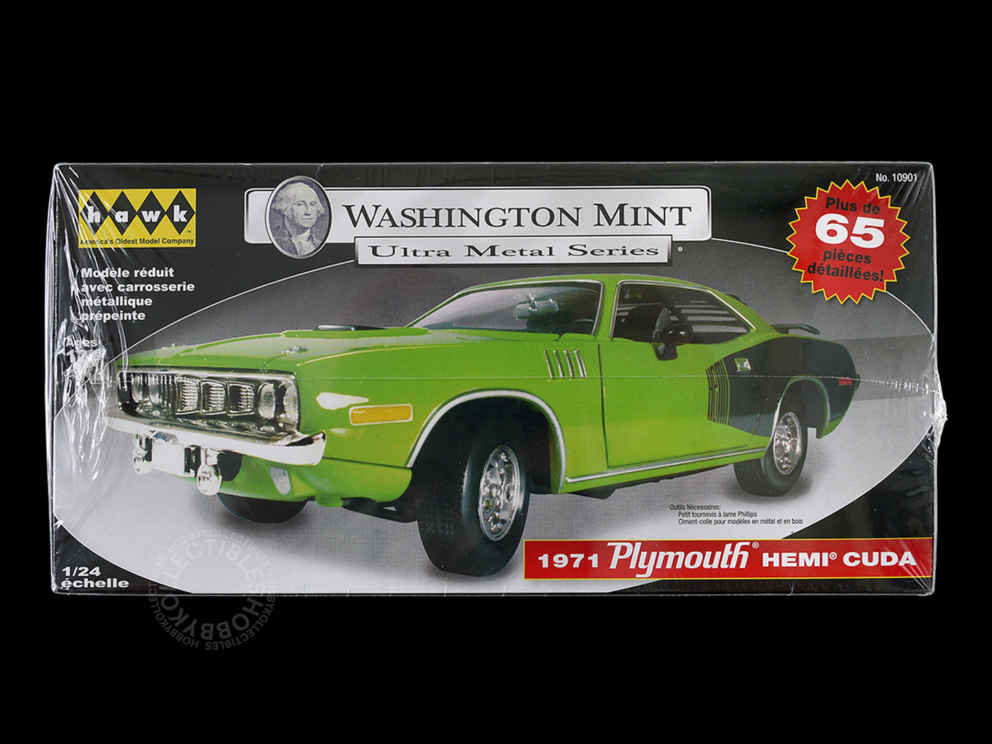 Hawk 1/24 Diecast 1971 Plymouth Hemi Cuda Washington Mint Ultra Metal Series Factory Sealed