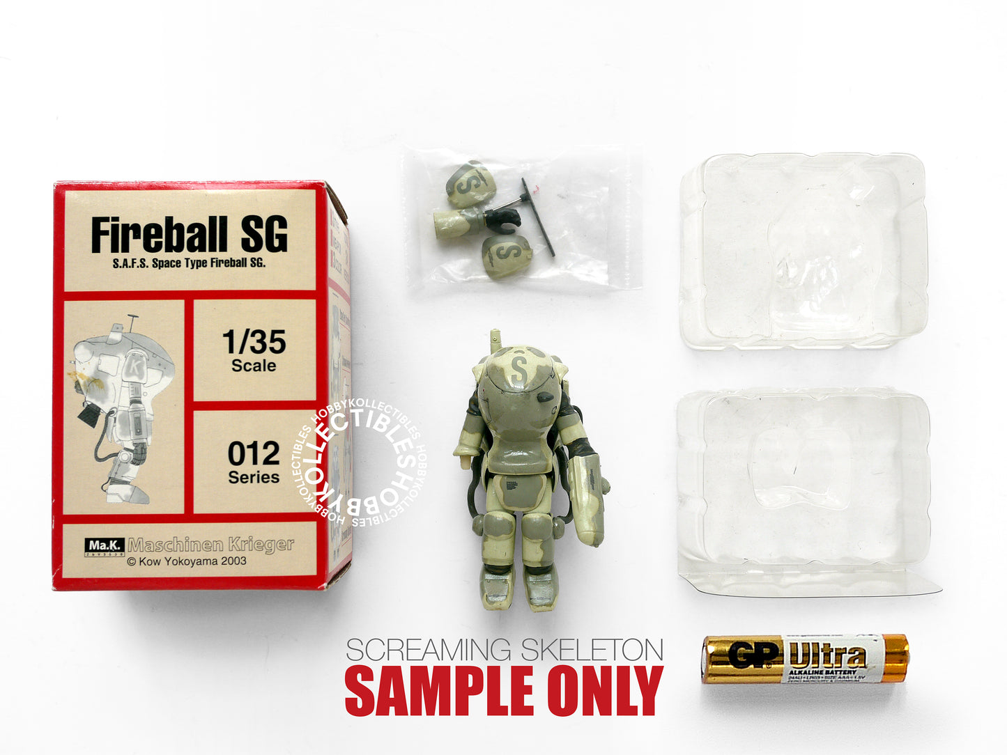 Ma.K Hobby Base Vintage 1/35 Space Fireball 24 Action Figure Box Set Factory Sealed