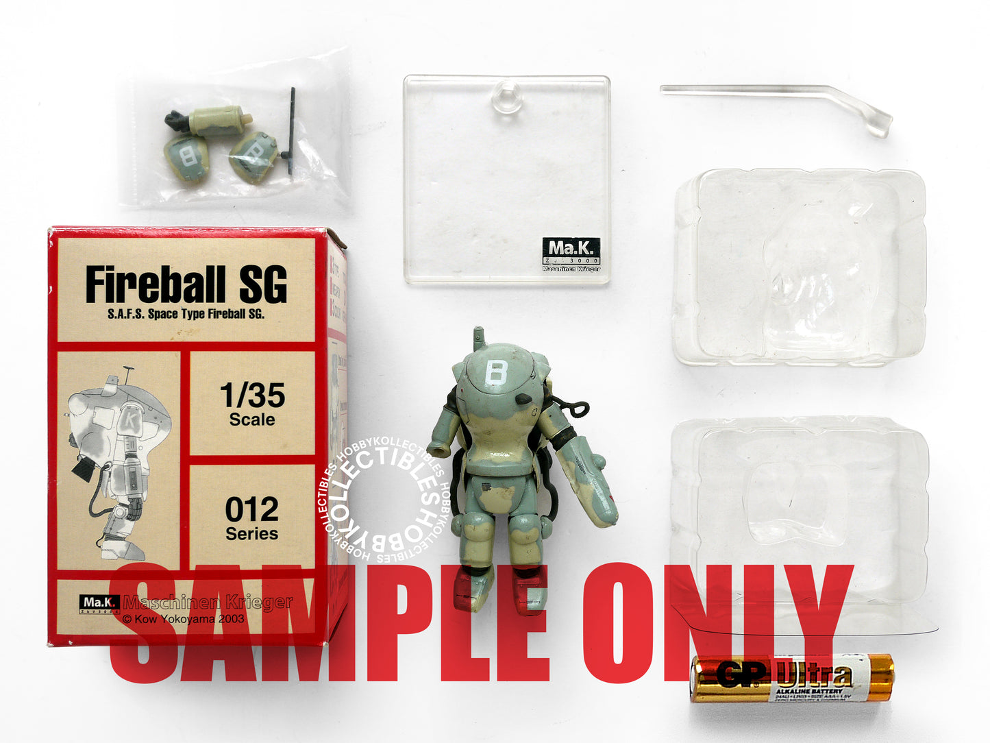 Ma.K Hobby Base Vintage 1/35 Space Fireball 24 Action Figure Box Set Factory Sealed