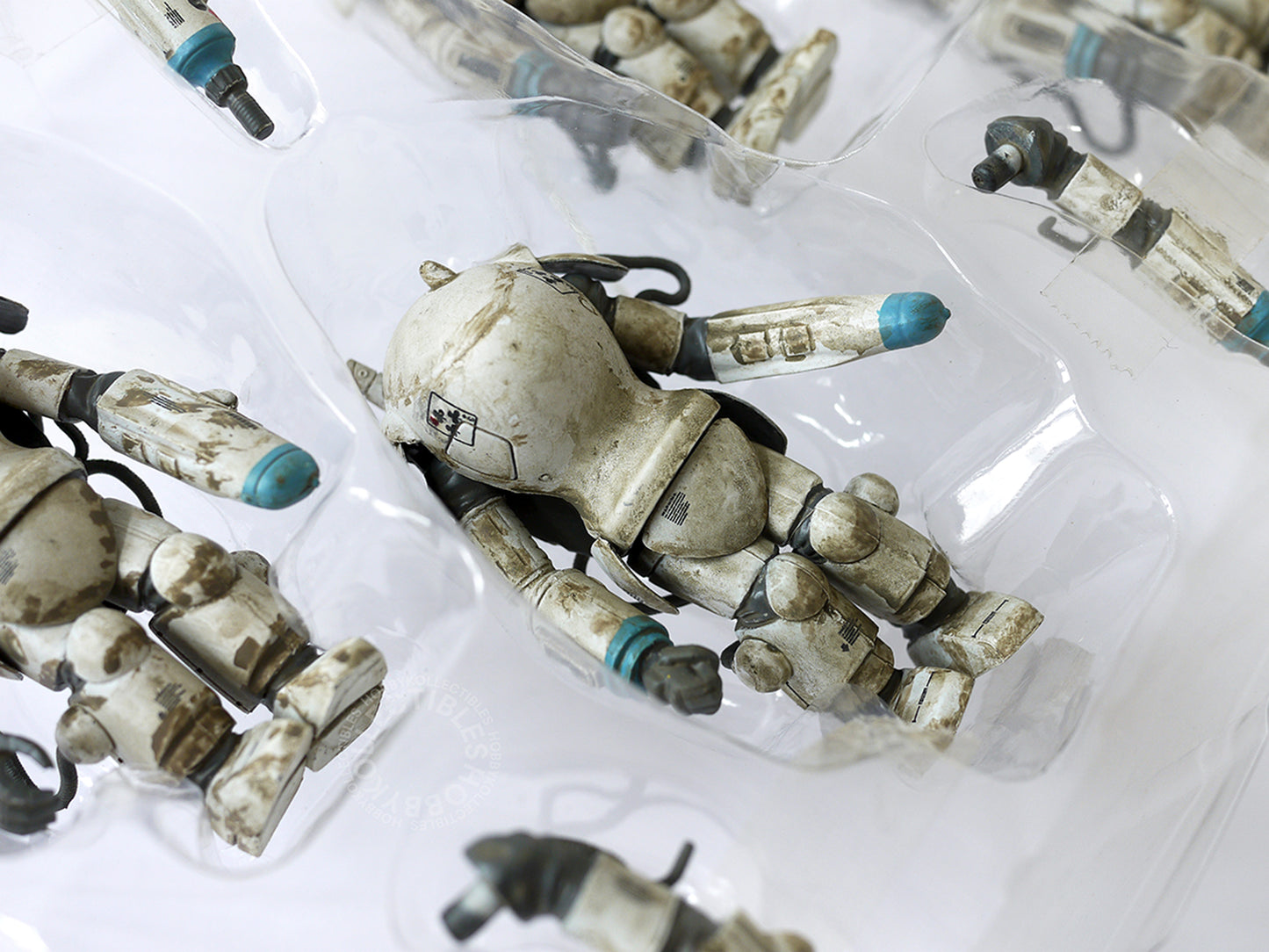 Ma.K Hobby Base SF3D 1/35 SAFS Winter Camouflage #03 Action Figure 5-Pack Set Open Box