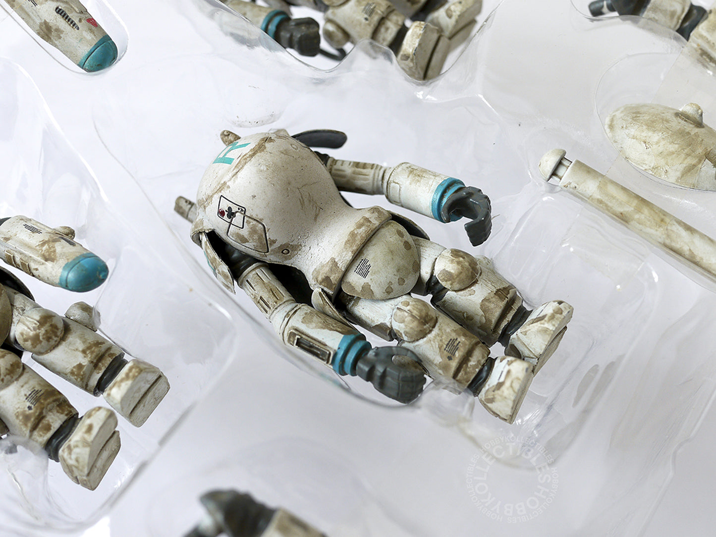 Ma.K Hobby Base SF3D 1/35 SAFS Winter Camouflage #03 Action Figure 5-Pack Set Open Box