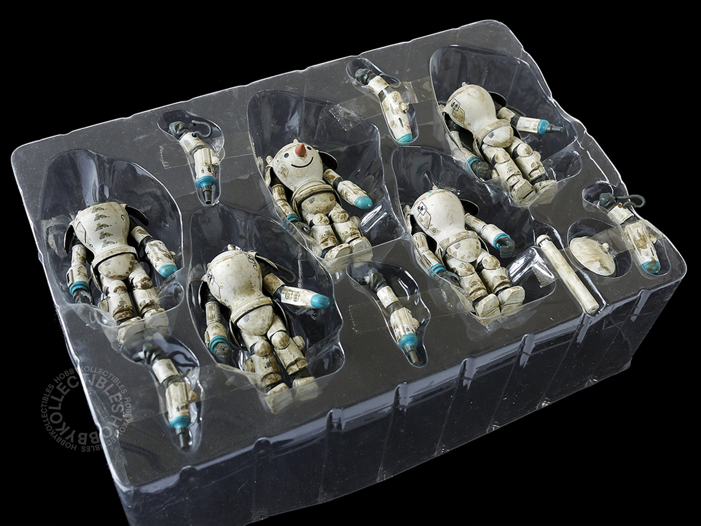 Ma.K Hobby Base SF3D 1/35 SAFS Winter Camouflage #03 Action Figure 5-Pack Set Open Box