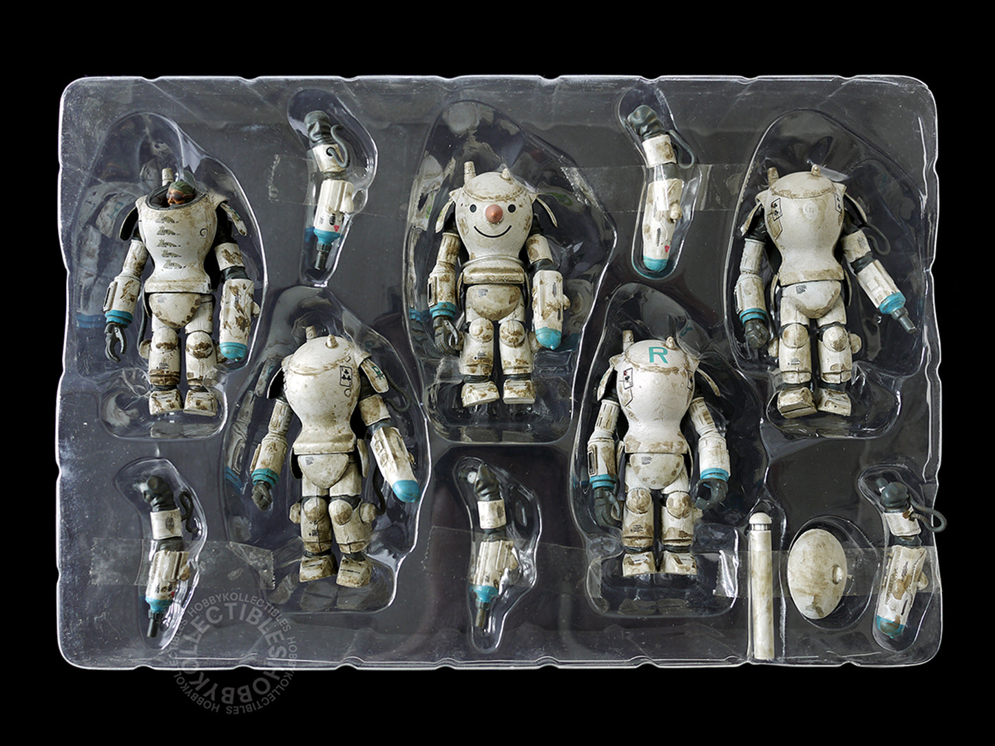 Ma.K Hobby Base SF3D 1/35 SAFS Winter Camouflage #03 Action Figure 5-Pack Set Open Box