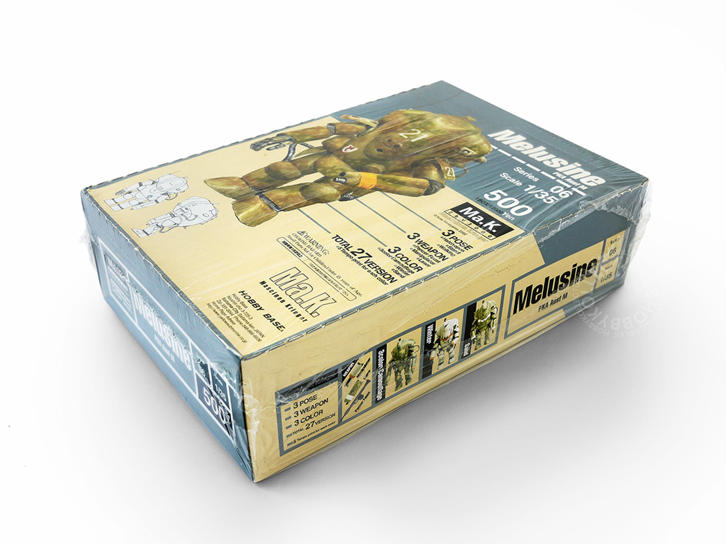 Ma.K Hobby Base Vintage 1/35 Melusine Camouflage 24 Action Figure Box Set Factory Sealed (Restock)