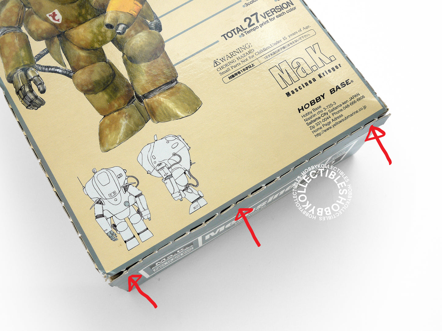 Ma.K Hobby Base Vintage 1/35 Melusine Camouflage 24 Action Figure Box Set Factory Sealed
