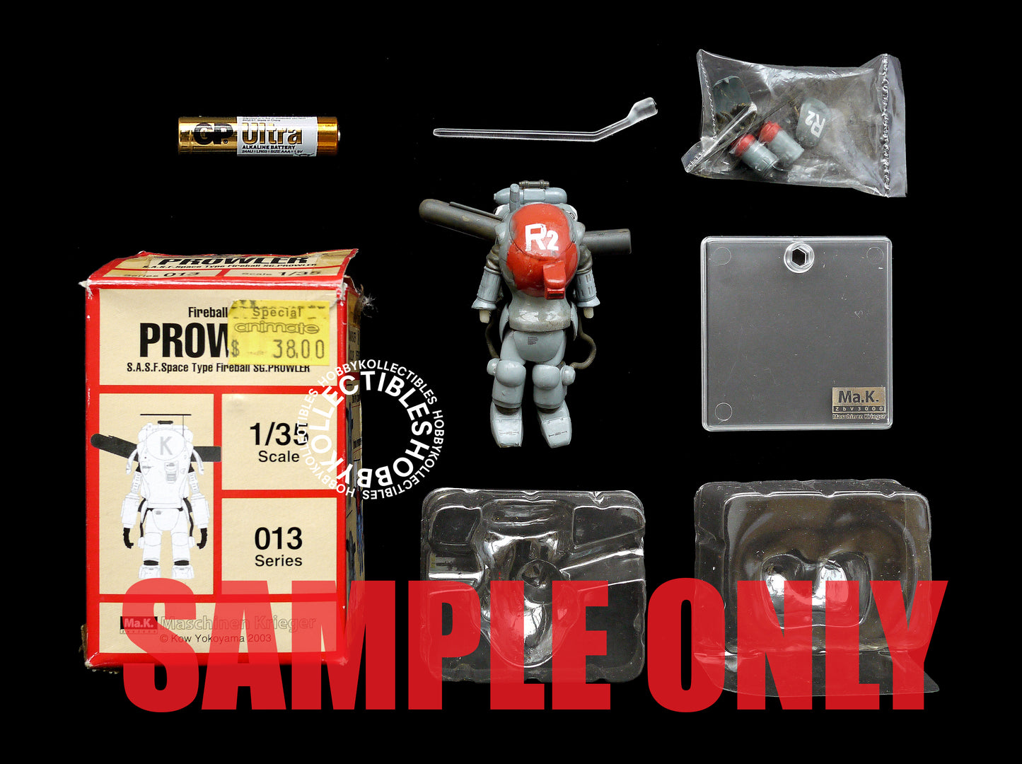 Ma.K Hobby Base Vintage 1/35 Fireball Prowler 24 Action Figure Box Set Factory Sealed