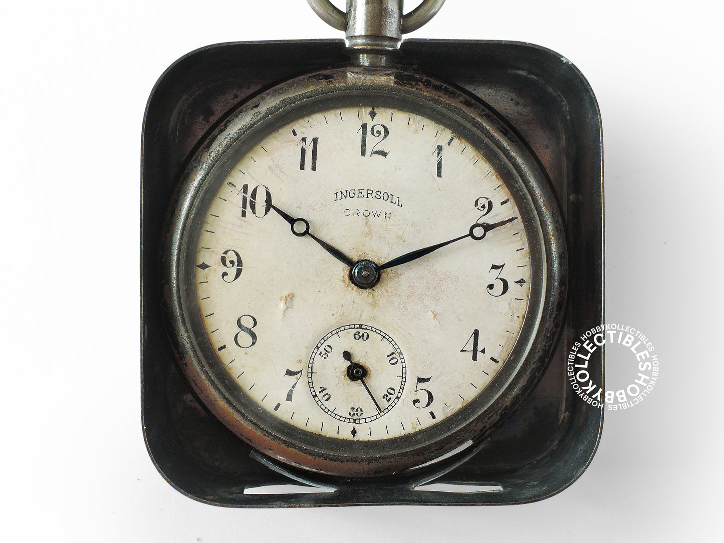 American Ingersoll Double Case Paper Dial Pin-Lever Pocket Watch Need Service