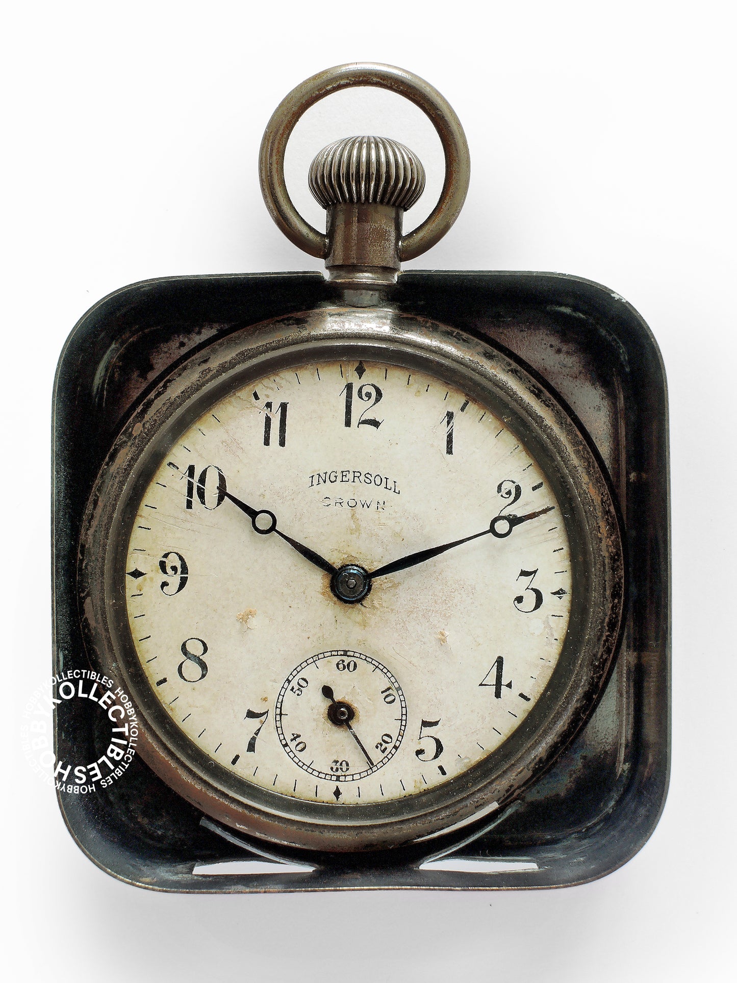 American Ingersoll Double Case Paper Dial Pin-Lever Pocket Watch Need Service