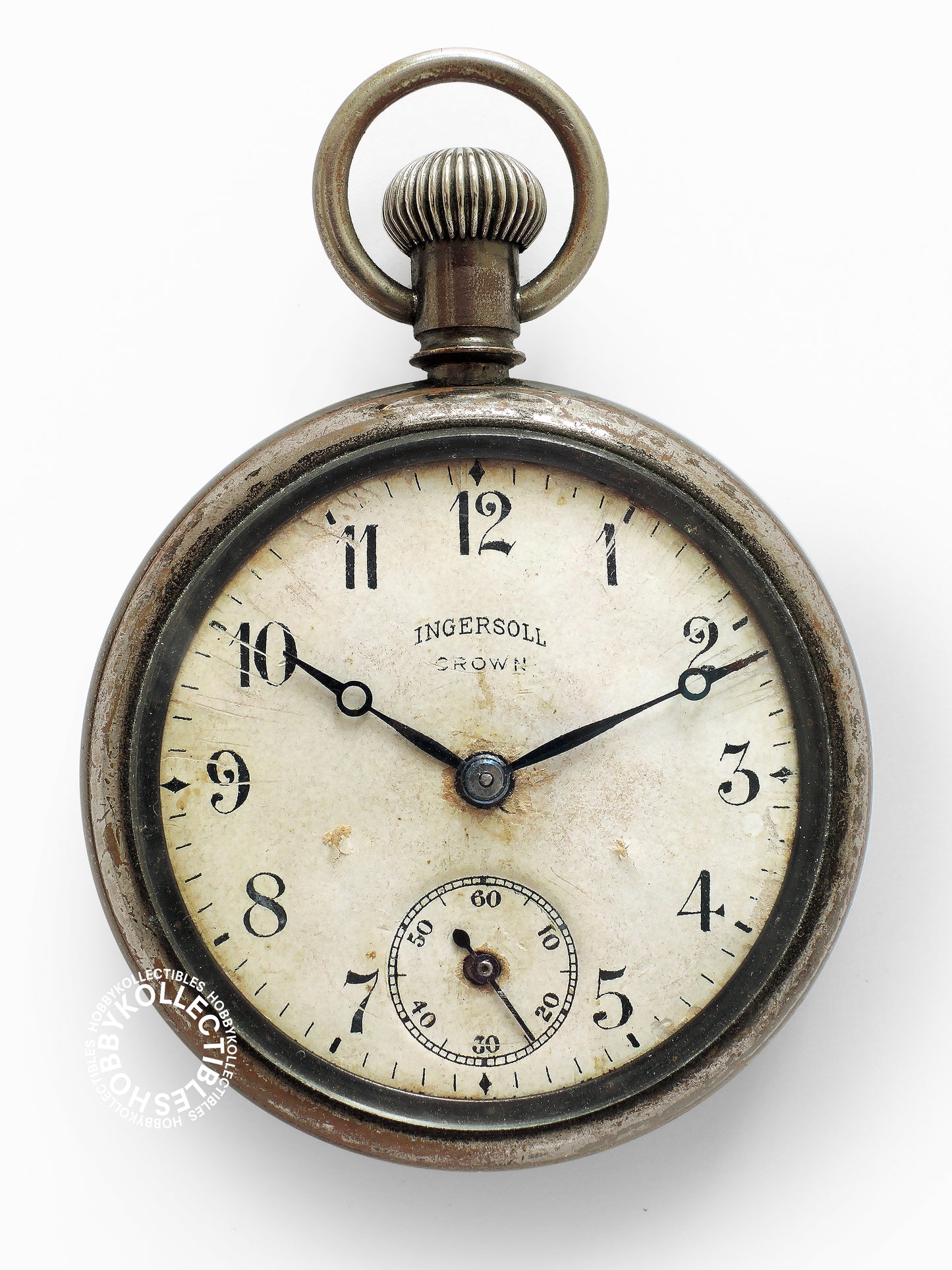 American Ingersoll Double Case Paper Dial Pin-Lever Pocket Watch Need Service