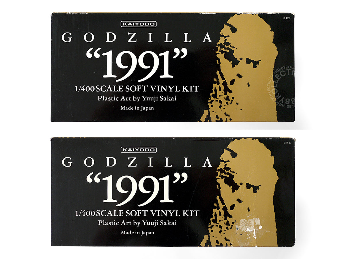 Kaiyodo 1/400 Godzilla "1991" Soft Vinyl Model Kit by Yuuji Sakai (This item can not ship to USA)