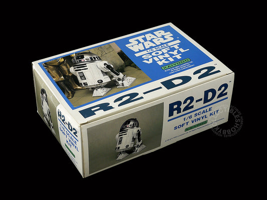 Kaiyodo Star Wars 1/6 R2-D2 Soft Vinyl model kit Rare STARTED/TRIMMED