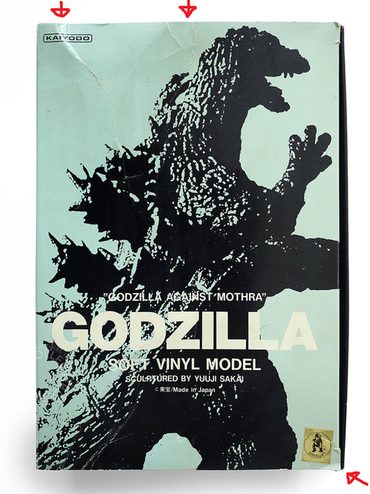 Kaiyodo 20cm "Godzilla Against Mothra" 1994 Soft Vinyl Kit by Sakai Yuuji (This item can not ship to USA)