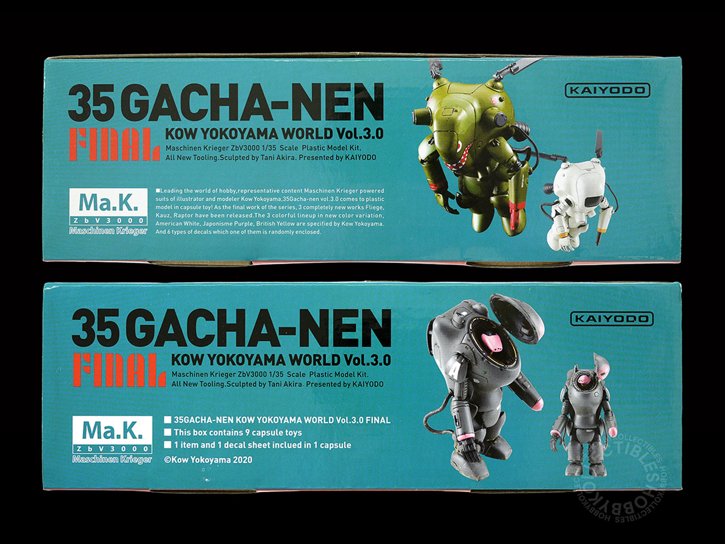 Ma.K Kaiyodo SF3D 1/35 Gacha-Nen Final Kauz Fliege Raptor Capsule Model Kit box set