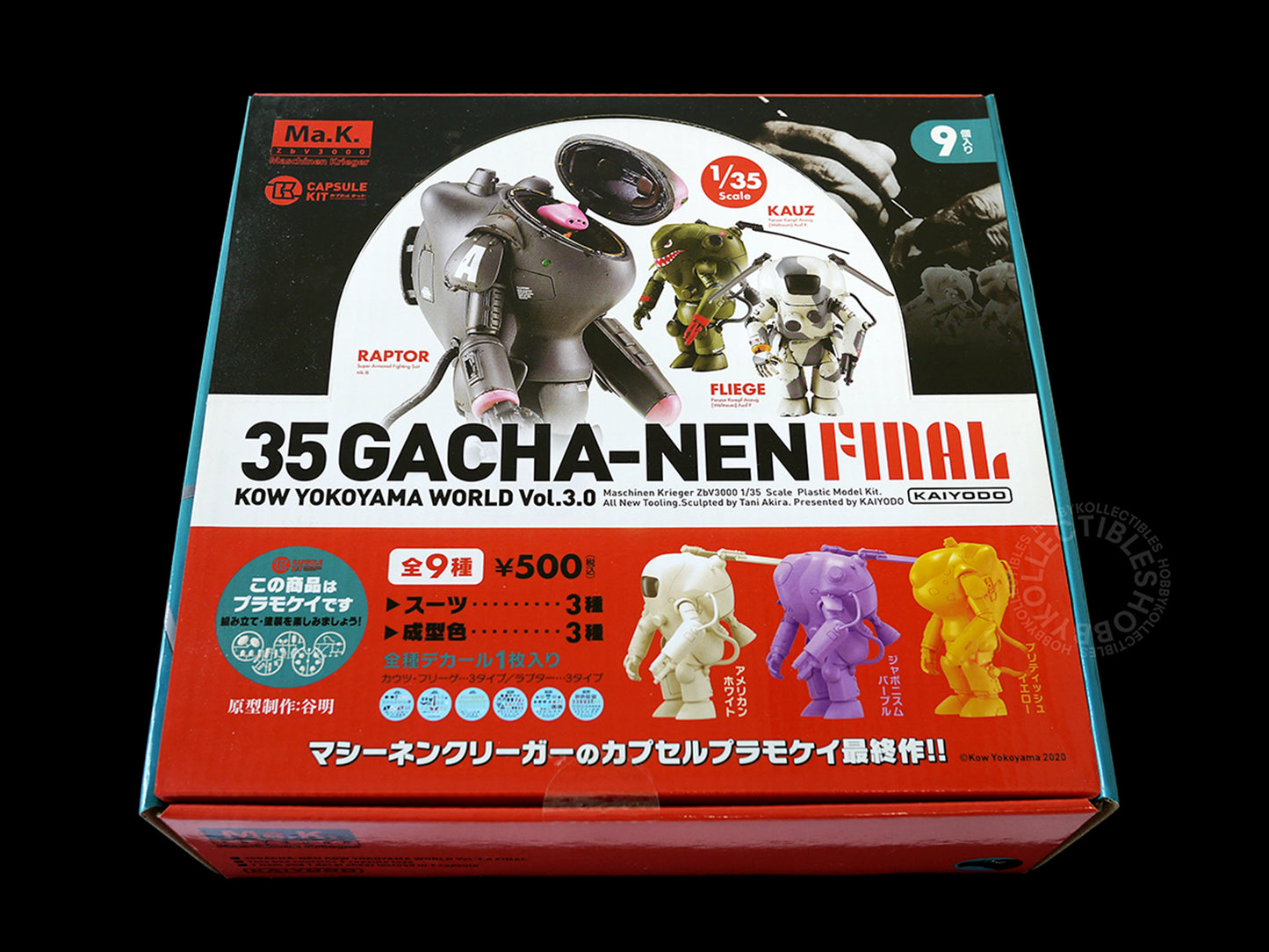 Ma.K Kaiyodo SF3D 1/35 Gacha-Nen Final Kauz Fliege Raptor Capsule Model Kit box set