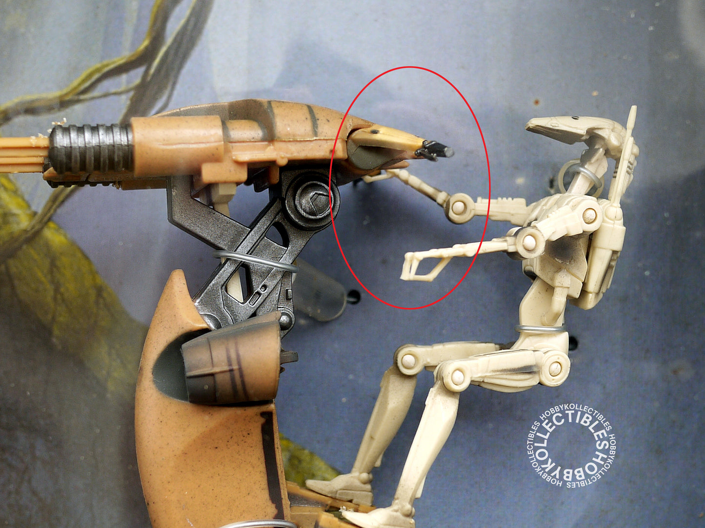 Lot of 2 Hasbro/Kenner Star Wars Super Battle Droid & Stap & Battle Droid Action Figure