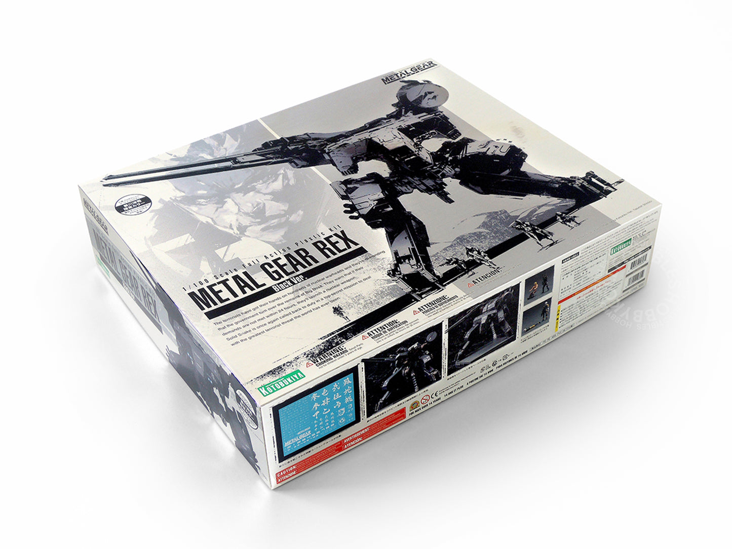 Kotobukiya 1/100 Metal Gear Rex Tactical Espionage Action Limited Black Version