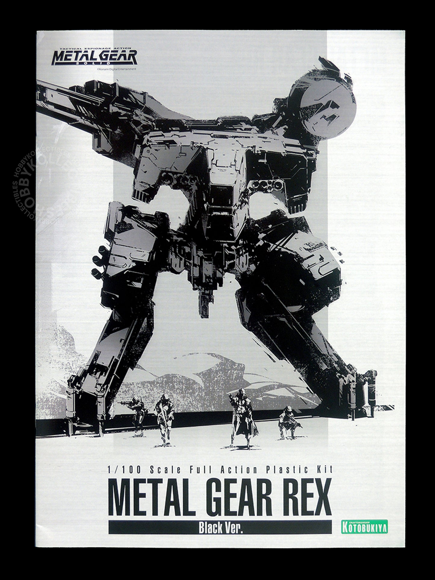 Kotobukiya 1/100 Metal Gear Rex Tactical Espionage Action Limited Black Version