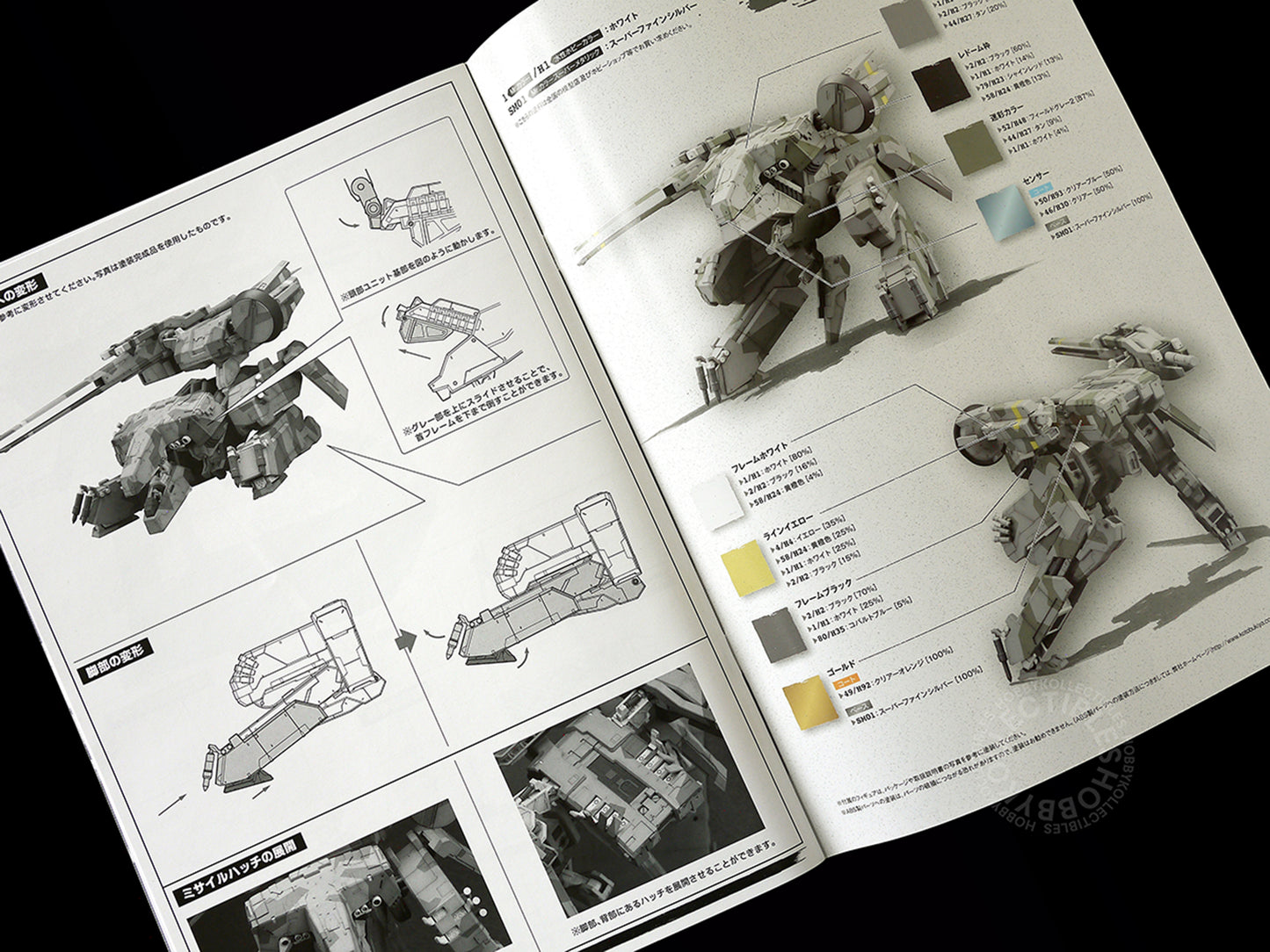 Kotobukiya 1/100 Metal Gear Rex Full Action Plastic Model Kit KP221R