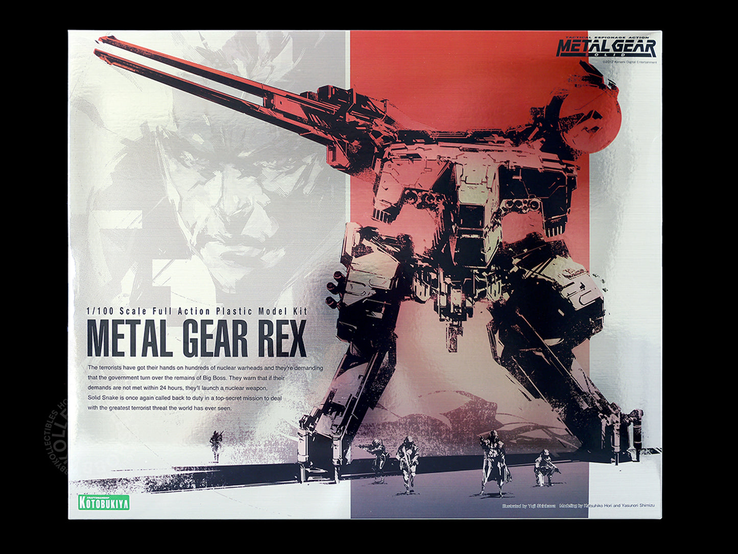 Kotobukiya 1/100 Metal Gear Rex Full Action Plastic Model Kit KP221R
