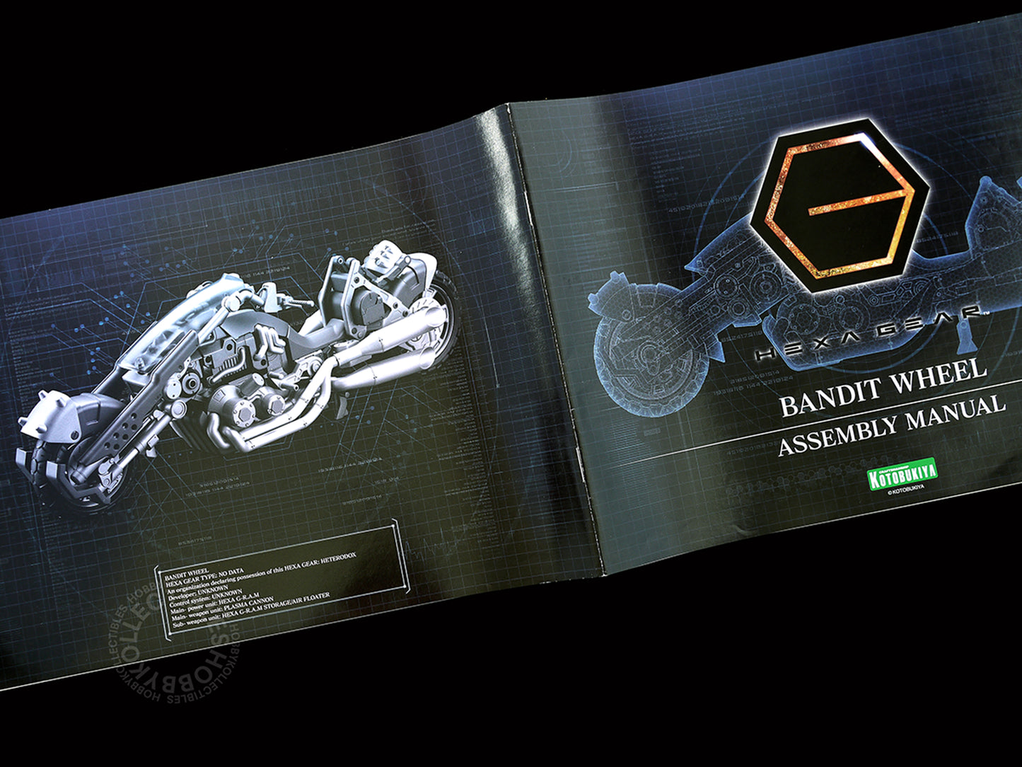 Kotobukiya 1/24 Hexa Gear Rex Bandit Wheel Plastic Model Kit