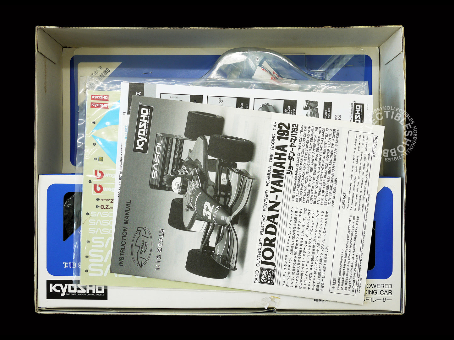 Kyosho Vintage 1/10 RC Jordan Yamaha 192 F1 Racing Car Model Kit No.4216