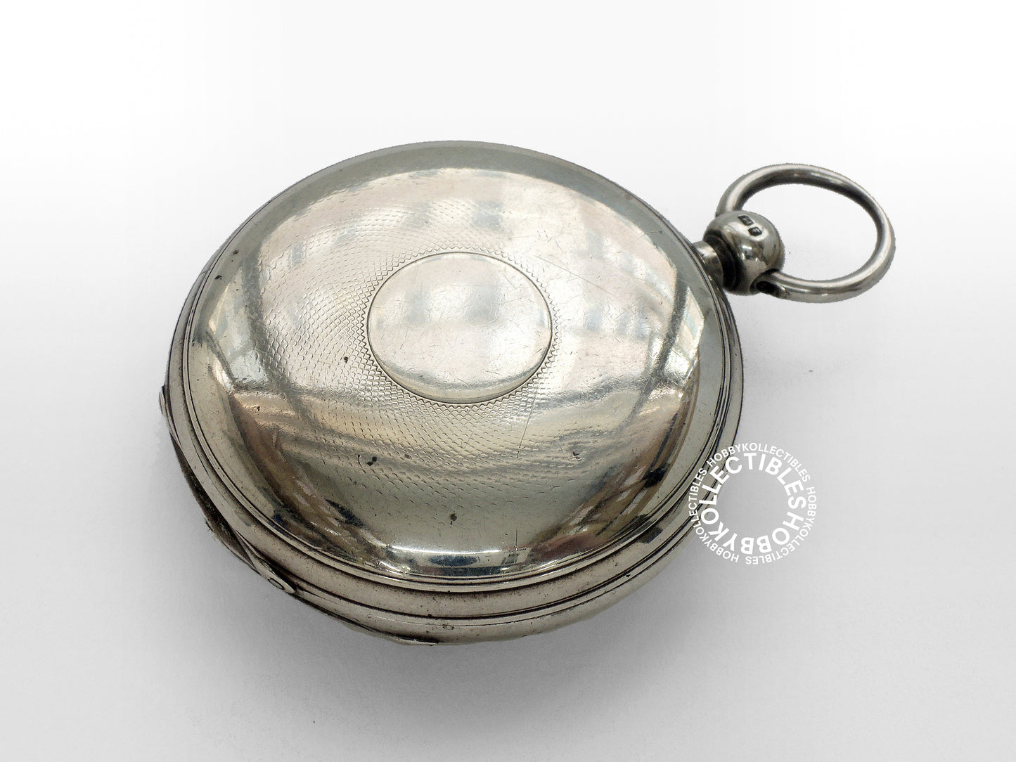 English Silver Hunter L.Staunton London Lever Pocket Watch