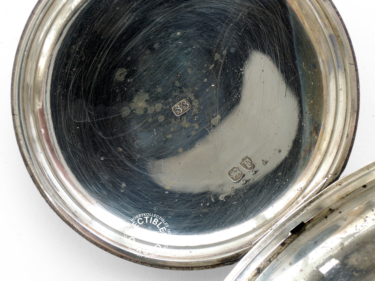 English Silver Hunter L.Staunton London Lever Pocket Watch