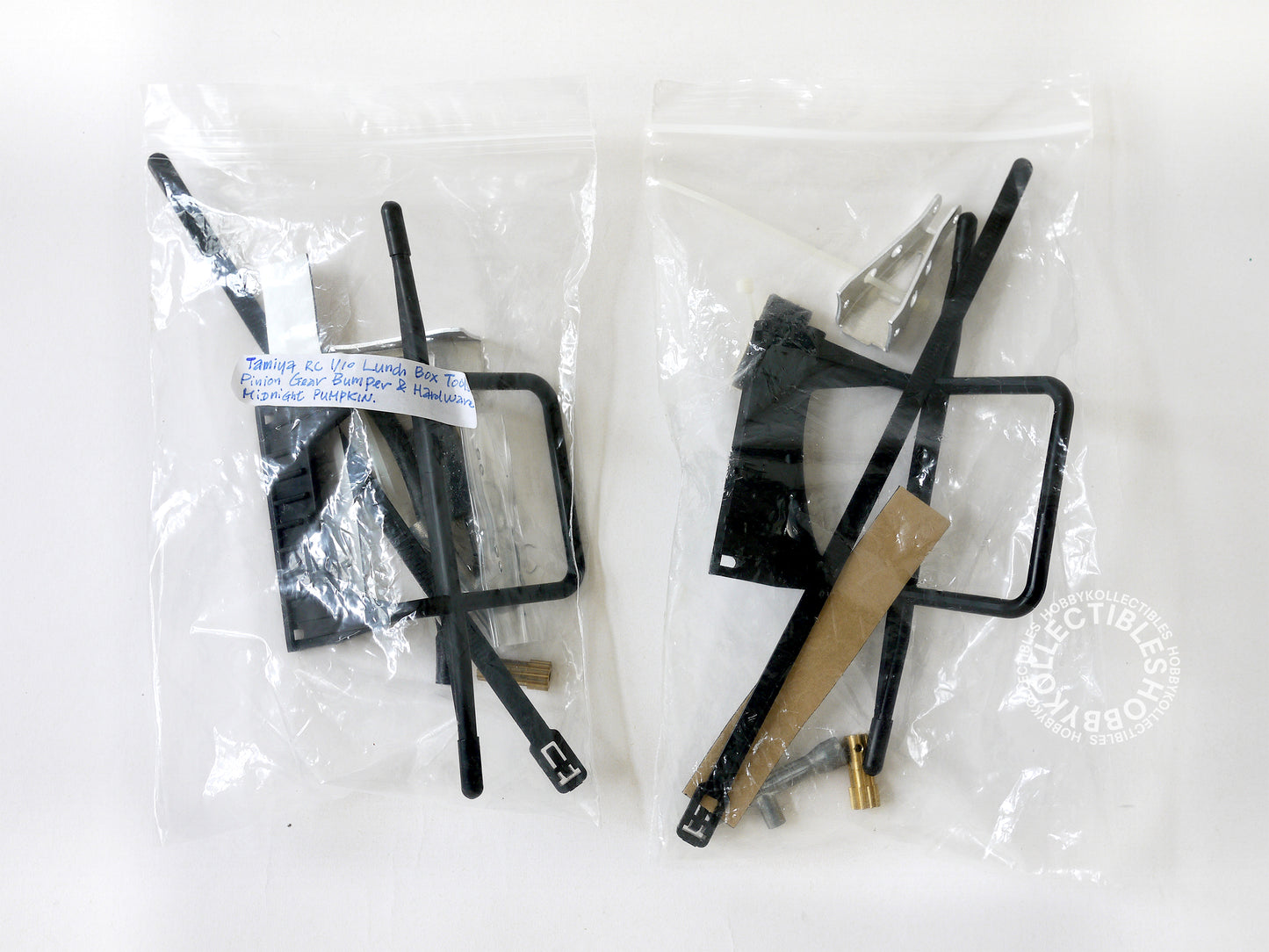 Lot(E) of Tamiya Vintage RC Tool Bag Parts 20 Bags Grasshopper Striker Blackfoot MISSING OIL GREASE