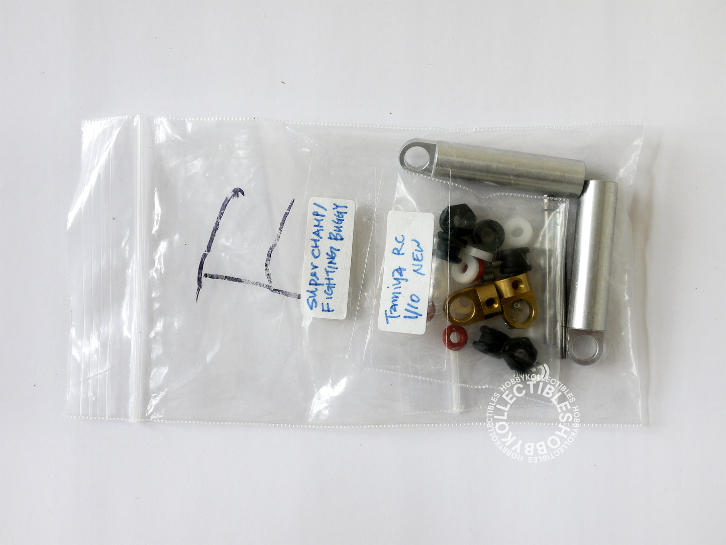 Lot(E) of Tamiya Vintage RC Tool Bag Parts 20 Bags Grasshopper Striker Blackfoot MISSING OIL GREASE