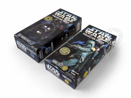 Lot of 2 Vintage Kenner Star Wars Tie Fighter Pilot & Boba Fett 12" Action Figure