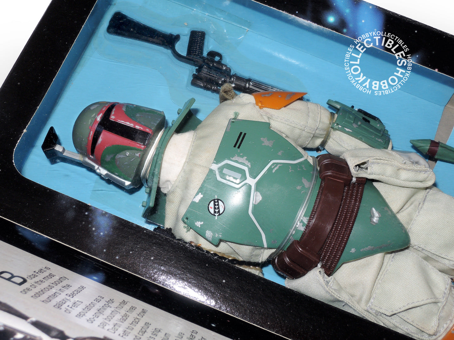 Lot of 2 Vintage Kenner Star Wars Tie Fighter Pilot & Boba Fett 12" Action Figure