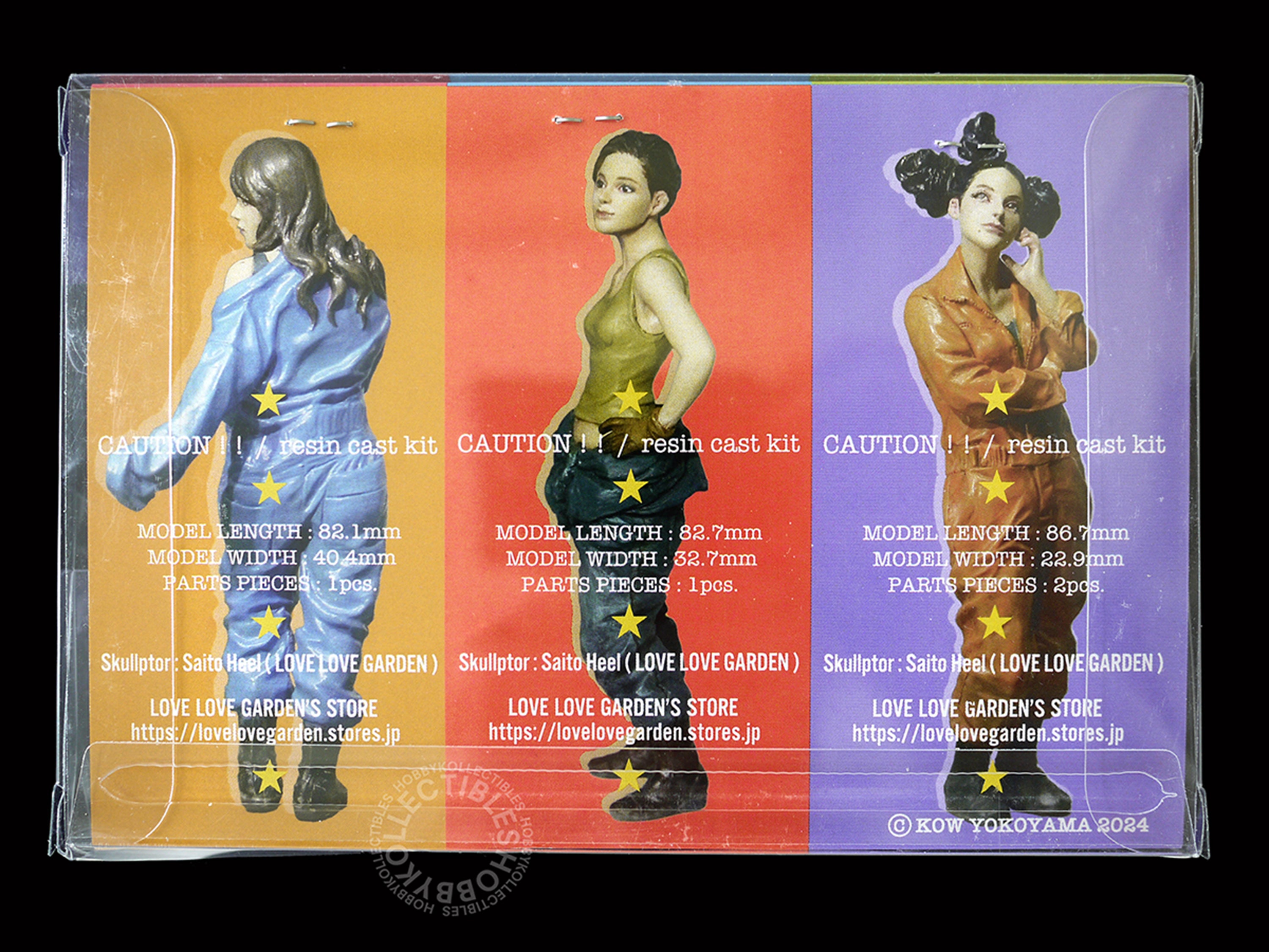 T*y様 LOVE LOVE GARDEN 1/20 SDR POPUP GIR Love Love Garden 1/20 Ma.K SDR Popup Girls Set Resin Figure Model