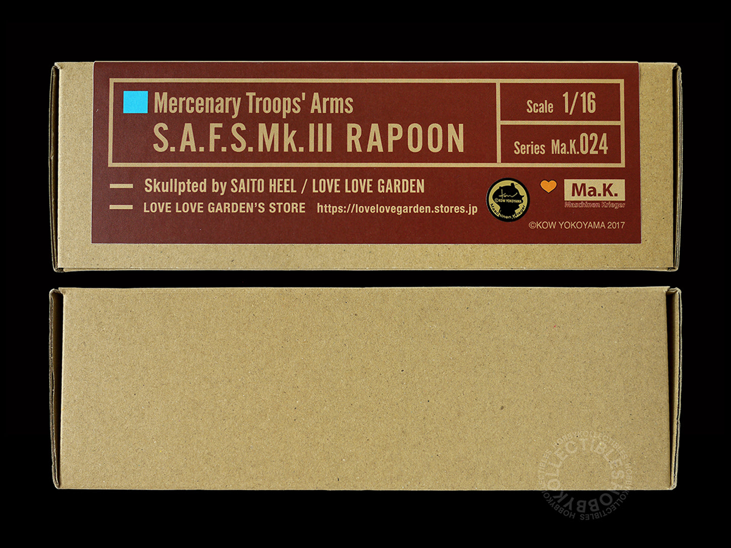 Ma.K Love Love Garden SF3D 1/16 SAFS MK.III Rapoon & Female Pilot Resin Model Kit Ma.K024