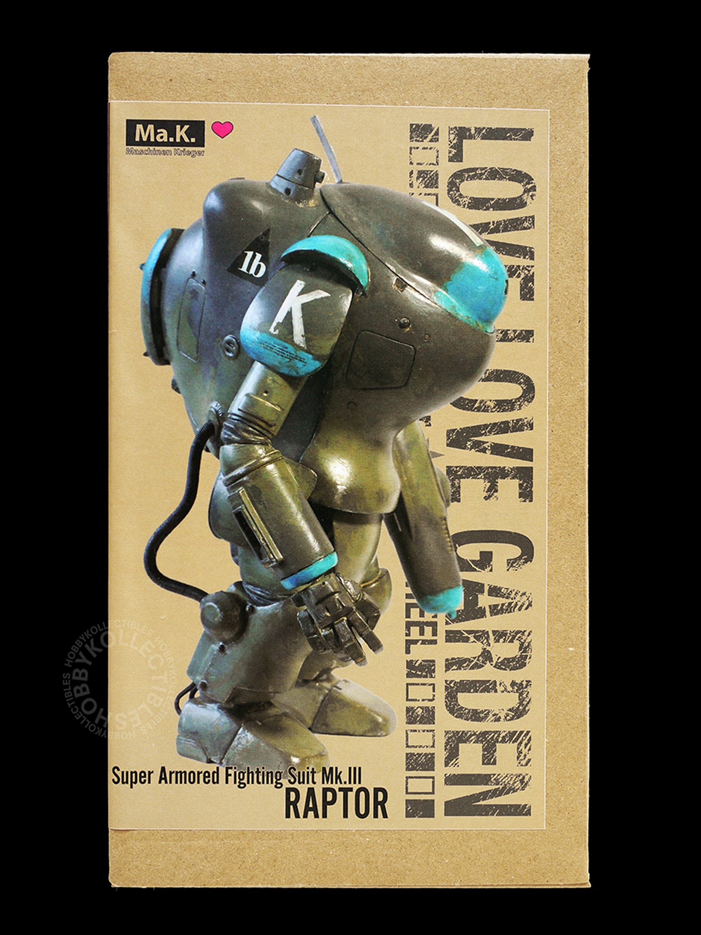 Ma.K Love Love Garden SF3D 1/16 SAFS MK.III Raptor & Female Pilot Resin Model Kit