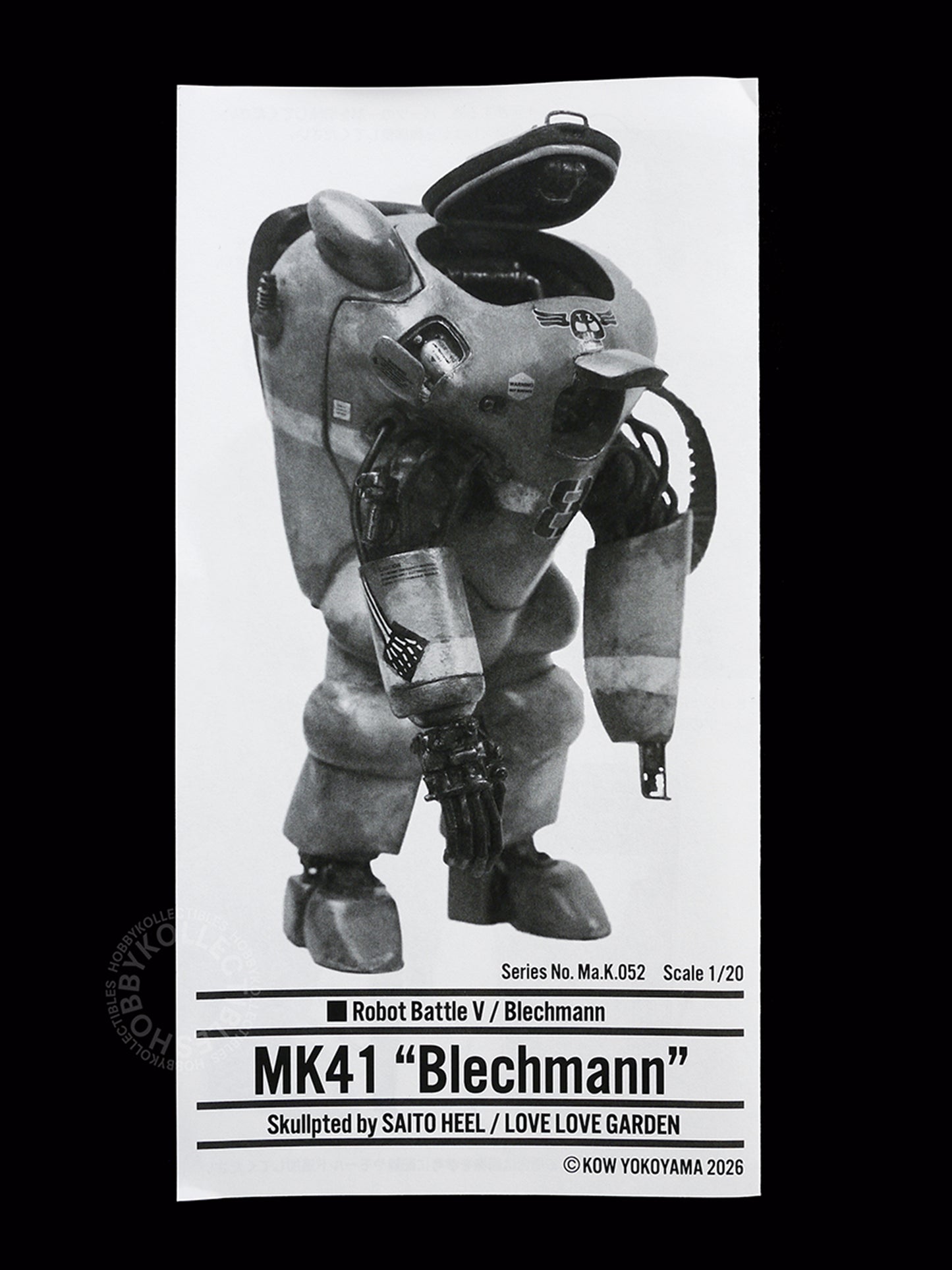 Ma.K Love Love Garden SF3D 1/20 Robot Battle V MK41 "Blechmann" Full Resin Kit