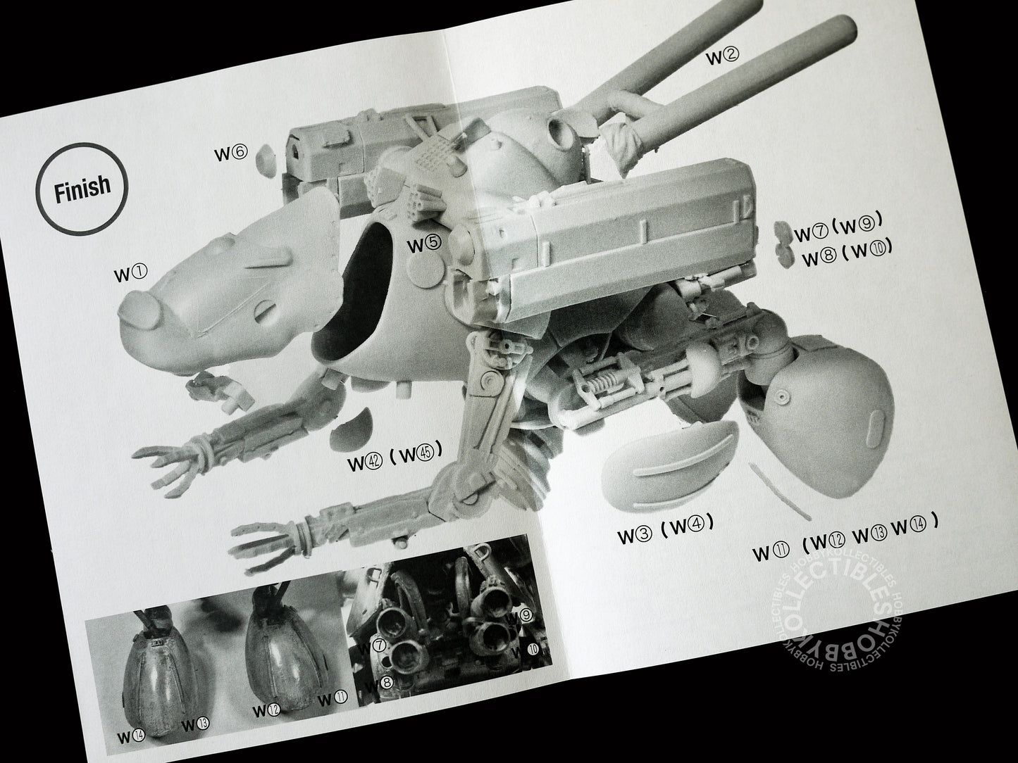 Ma.K Love Love Garden 1/35 Robot Battle V MK52W Wyvern Full Resin kit