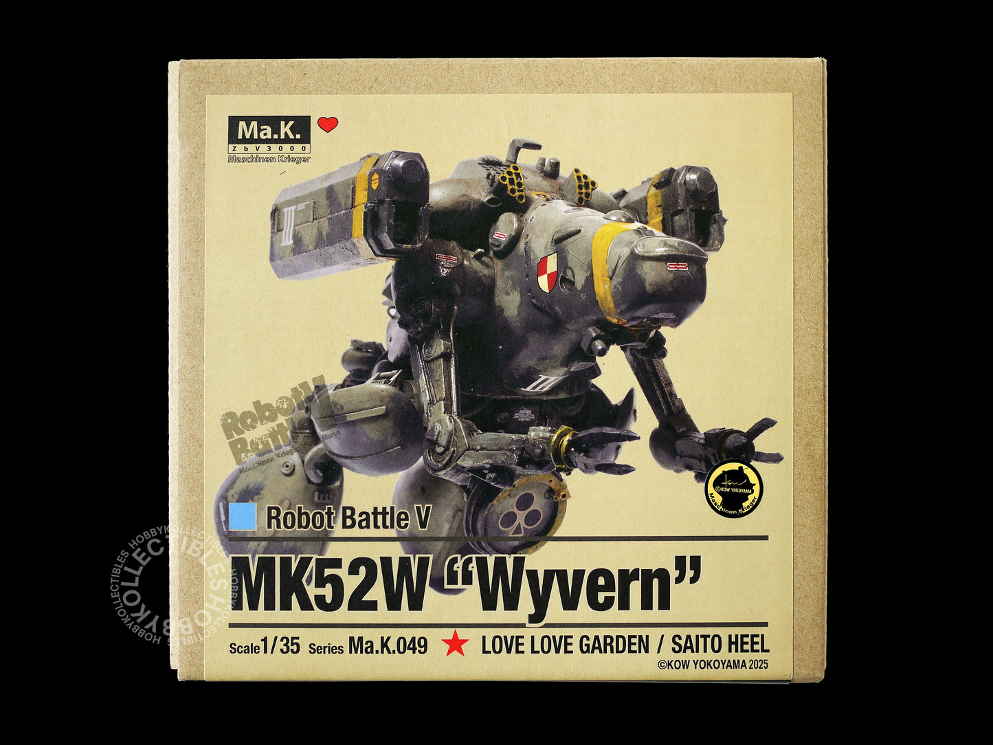 Ma.K Love Love Garden 1/35 Robot Battle V MK52W Wyvern Full Resin kit