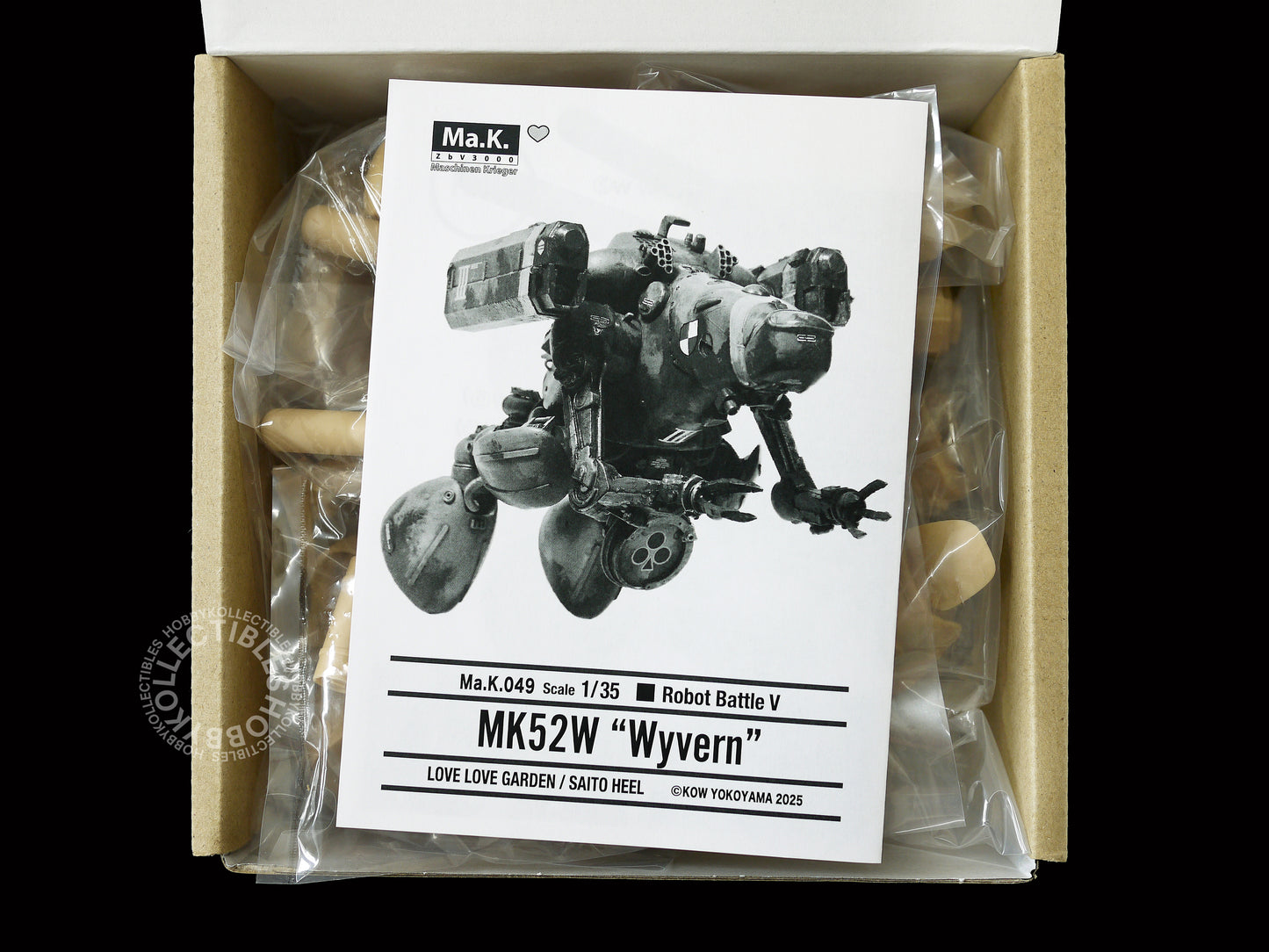 Ma.K Love Love Garden 1/35 Robot Battle V MK52W Wyvern Full Resin kit