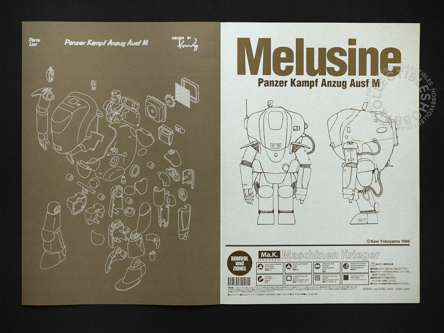 Ma.K Modelkasten Vintage 1/20 Melusine Resin/Plastic Model Kit