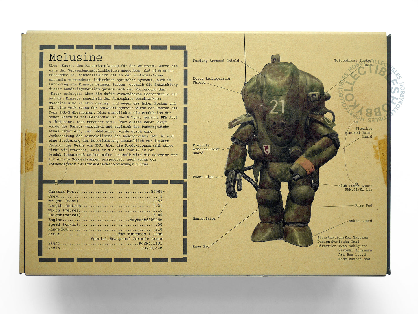 Ma.K Modelkasten Vintage 1/20 Melusine Resin/Plastic Model Kit