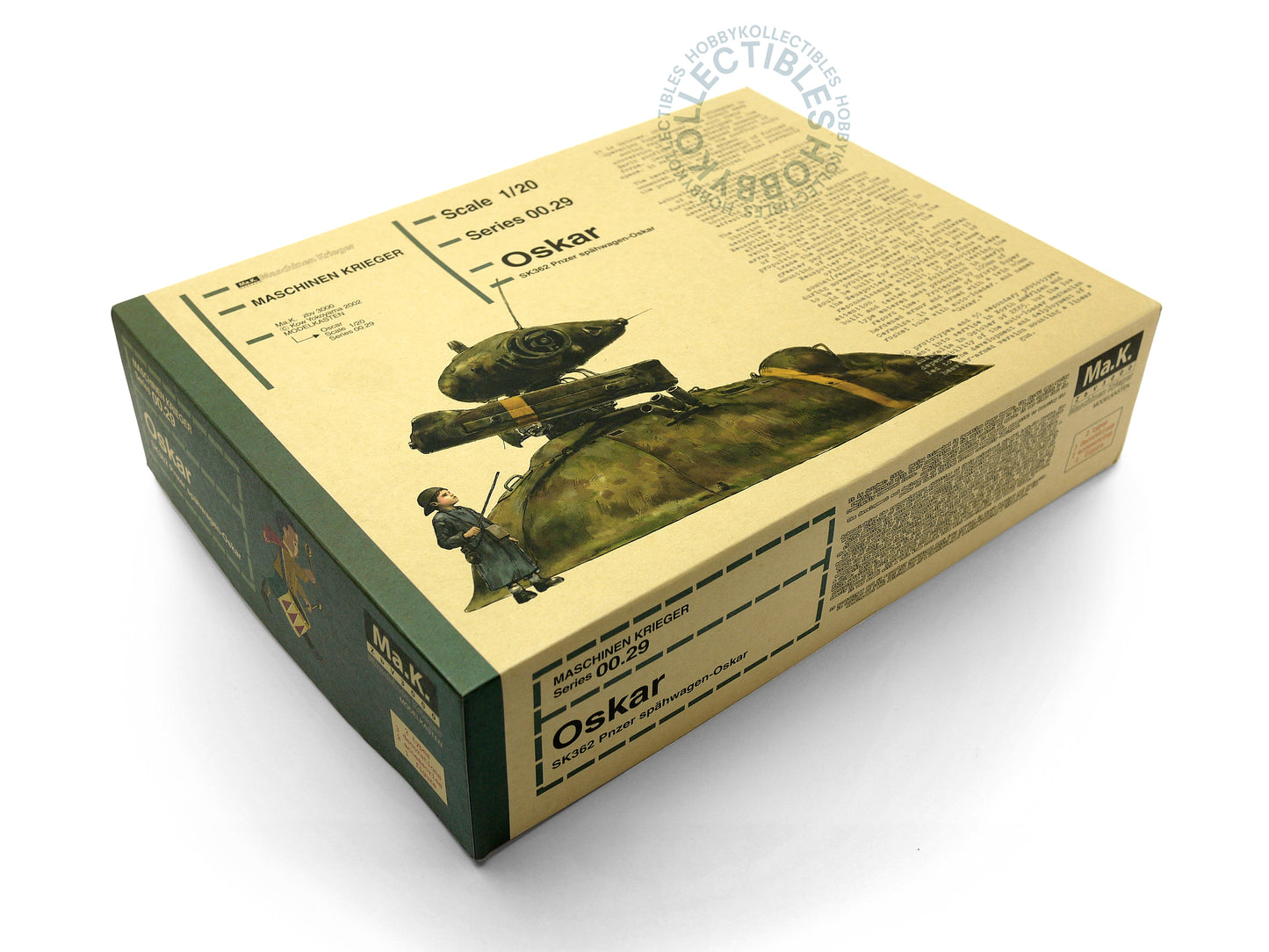 Ma.K Modelkasten Vintage 1/20 Oskar Sk362 Resin+Plastic Model Kit