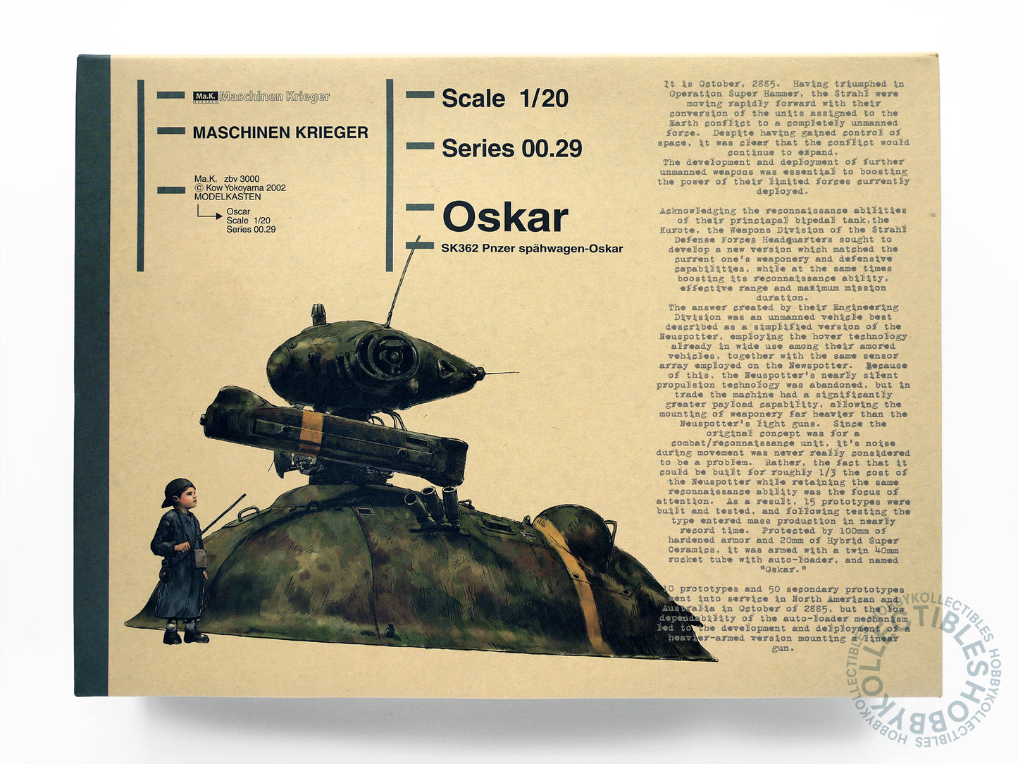 Ma.K Modelkasten Vintage 1/20 Oskar Sk362 Resin+Plastic Model Kit