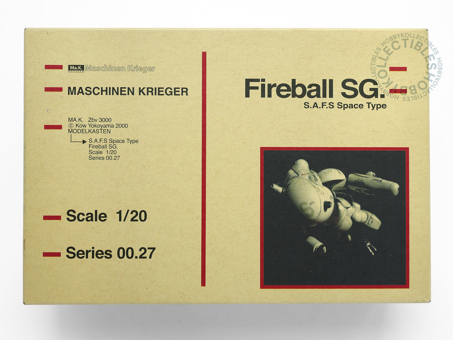 Ma.K Modelkasten Nitto SF3D 1/20 SAFS Fireball SG Resin/Plastic model Kit Maschinen Krieger