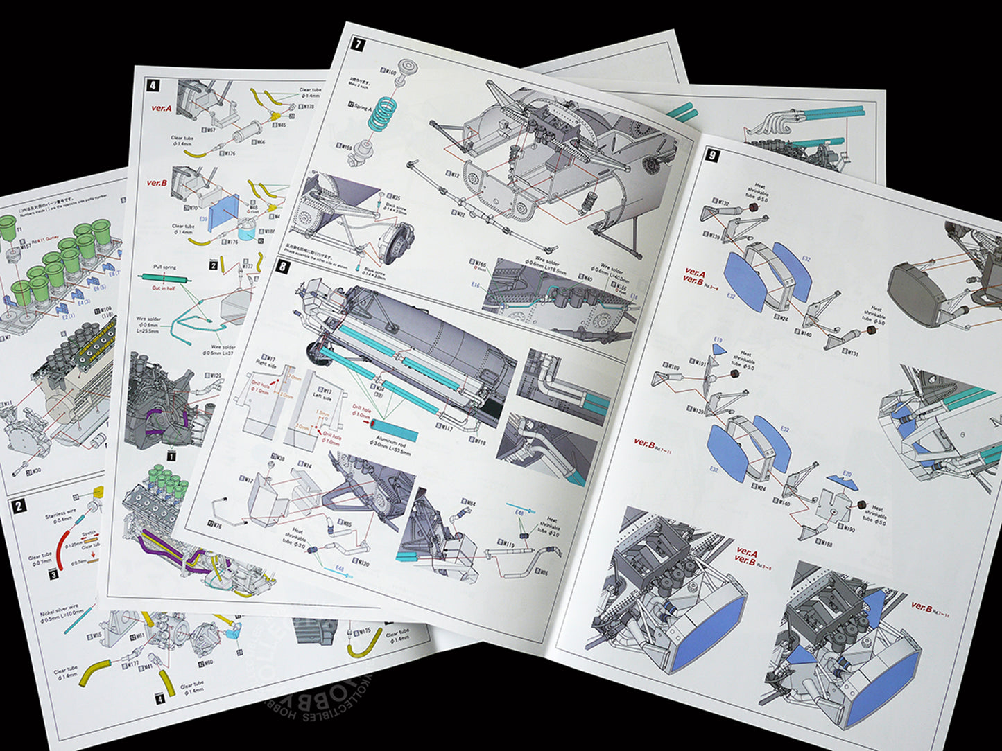 MFH 1/12 Eagle Gurney-Weslake F1 Racing ver.B K510 Full Detail Kit + Bonus Rivets