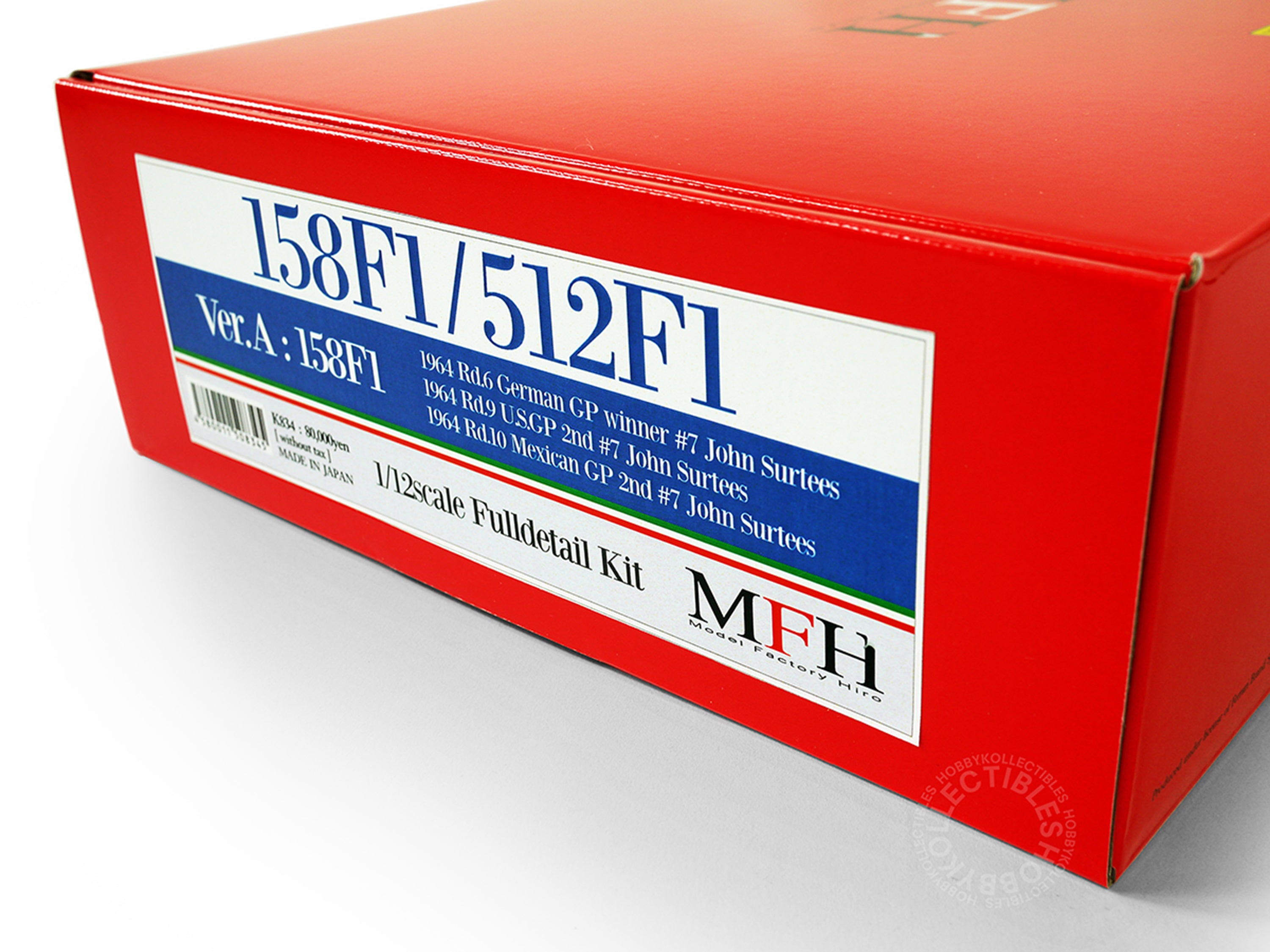 SOLD) MFH Model Factory Hiro 1/12 Ferrari 158F1 K834 Full Detail